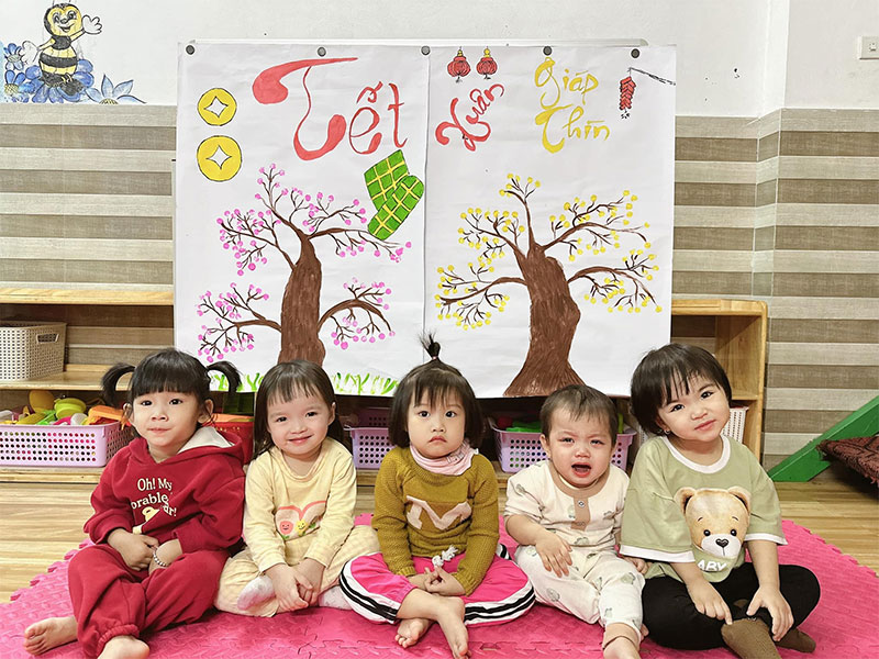 Mỹ thuật Montessori tại Trường Mầm non Smile Kids
