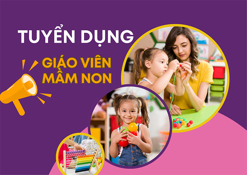 Tuyển dụng giáo viên mầm non và nhân viên bếp tại Smile Kids Cửa Lò